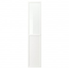 Скляні двері IKEA OXBERG білий 40x192 см (502.755.58)