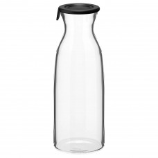 Бутылка с крышкой IKEA VARDAGEN прозрачное стекло 1.0 л (502.919.21)