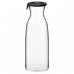 Бутылка с крышкой IKEA VARDAGEN прозрачное стекло 1.0 л (502.919.21)