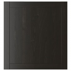 Дверь корпусной мебели IKEA HANVIKEN черно-коричневый 60x64 см (502.947.93)