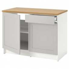 Напольный кухонный шкаф IKEA KNOXHULT серый 120 см (503.267.94)