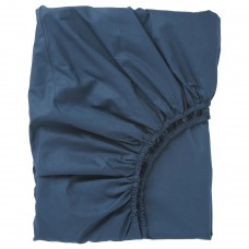Простирадло на резинці IKEA ULLVIDE темно-синій 160x200 см (503.427.70)