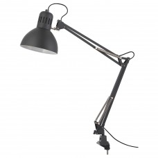 Настільна лампа IKEA TERTIAL темно-сірий (503.553.95)