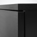 Шкаф с дверями IKEA GALANT черный 80x120 см (503.651.39)