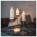 Свічка ароматична у склянці IKEA BLOMDOFT гладіолуси сірий 9 см (503.705.36)