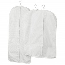 Чохол для одягу IKEA STUK 3 шт. білий сірий (503.708.76)