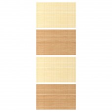 4 панели для рамы раздвижной двери IKEA FJELLHAMAR бамбук 75x201 см (503.738.70)