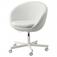 Офісний поворотний стілець IKEA SKRUVSTA білий (504.029.95)