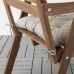 Подушка на стілець IKEA KUDDARNA сірий 44x44 см (504.111.03)