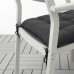 Подушка на стілець IKEA HALLO чорний 44x44 см (504.222.10)