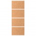4 панелі для рами розсувних дверей IKEA KIRKENES пробковий шпон 75x201 см (504.254.64)