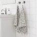 Рушник IKEA JUVELBLOMMA білий сірий 50x100 см (504.555.97)