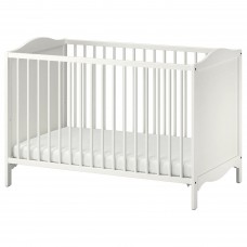 Кроватка детская IKEA SMAGORA белый 60x120 см (504.612.30)