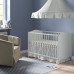 Ліжко для немовлят IKEA SMAGORA білий 60x120 см (504.612.30)