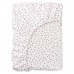 Комплект дитячої постільної білизни IKEA RORANDE орнамент квіти синьо-рожевий 60x120 см (504.651.05)