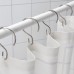 Кольца для шторы в ванную IKEA RUDSJON нержавеющая сталь (504.660.15)