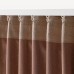 Світлонепроникні штори IKEA TIBAST темно-червоний 145x300 см (504.666.66)