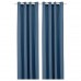 Світлонепроникні штори IKEA MAJRID синій 145x300 см (504.698.82)