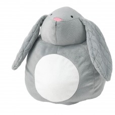 Плюшева іграшка-світильник IKEA PEKHULT сірий кролик 19 см (504.700.03)