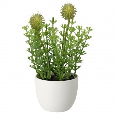 Штучна рослина в горщику IKEA FEJKA трава 6 см (504.761.56)