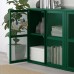 Шкаф с дверями IKEA IVAR зеленый сетка 80x83 см (504.829.49)