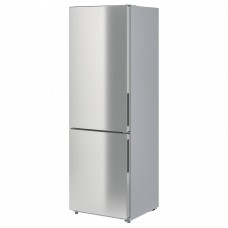 Холодильник IKEA MEDGANG нержавіюча сталь 219/83 л (504.901.24)