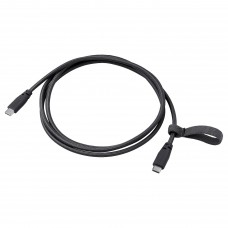USB-кабель USB C IKEA LILLHULT темно-серый 1.5 м (504.915.43)