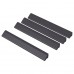 Кромка для пола IKEA RUNNEN темно-серый 4 шт. (504.941.41)