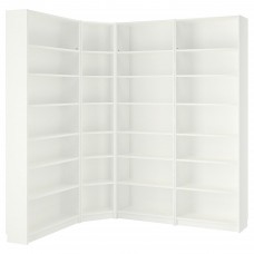 Стеллаж для книг IKEA BILLY белый 215/135x28x237 см (590.178.38)