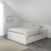 Каркас ліжка IKEA BRIMNES білий ламелі LONSET 140x200 см (590.187.34)