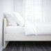 Каркас ліжка IKEA ASKVOLL білий ламелі LONSET 160x200 см (590.305.14)