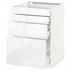 Підлогова кухонна шафа IKEA METOD / MAXIMERA білий білий 60x60 см (590.499.19)