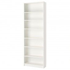 Стеллаж для книг IKEA BILLY белый 80x28x237 см (591.822.01)