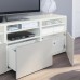 Комбинация мебели для TV IKEA BESTA белый светло-серый прозрачное стекло 180x40x192 см (592.031.28)