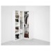 Кутовий гардероб IKEA PAX білий світло-бежевий 160/88x236 см (592.213.73)