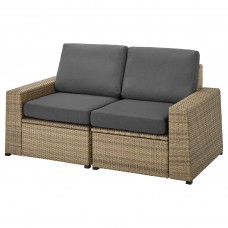 Модульний диван IKEA SOLLERON коричневий темно-сірий 161x82x88 см (592.523.88)