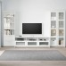 Комбинация шкафов под TV IKEA BRIMNES белый 320x41x190 см (592.782.32)