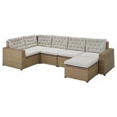 Модульний кутовий 4-місний диван IKEA SOLLERON сірий (593.032.79)