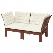 Модульний диван IKEA APPLARO коричневий бежевий 160x80x80 см (593.037.12)