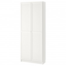 Книжкова шафа IKEA BILLY / OXBERG білий 80x42x202 см (593.041.27)