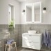 Набір меблів для ванної IKEA GODMORGON/TOLKEN / KATTEVIK білий під мармур 82 см (593.045.04)