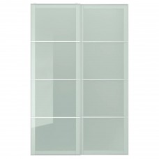 Пара раздвижных дверей IKEA SEKKEN матовое стекло 150x236 см (593.117.31)