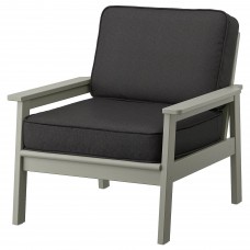 Садове крісло IKEA BONDHOLMEN сірий антрацит (593.207.59)