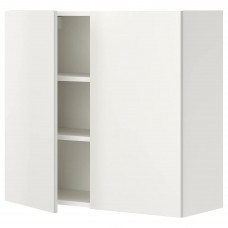 Навесной кухонный шкаф IKEA ENHET белый 80x32x75 см (593.208.96)