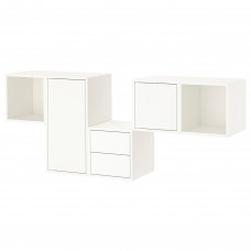 Комбінація настінних шаф IKEA EKET білий 175x35x70 см (593.293.97)