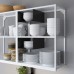 Комбінація шаф та стелажів IKEA ENHET білий 30x30x180 см (593.314.23)