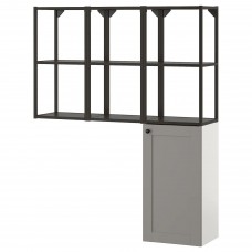 Комбінація шаф та стелажів IKEA ENHET антрацит 120x30x150 см (593.314.80)