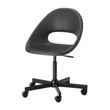 Офісний поворотний стілець IKEA ELDBERGET / MALSKAR чорний (593.318.47)