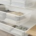 4 секції шафи-стелажа IKEA BOAXEL білий 250x40x201 см (593.323.85)