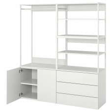 Гардероб IKEA PLATSA білий 160x42x181 см (593.362.70)